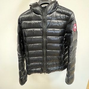 canada goose men’s crofton hooded puffer jacket! size medium